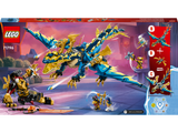 LEGO® NINJAGO Kaiserliches Mech-Duell gegen den Elementardrachen 71796