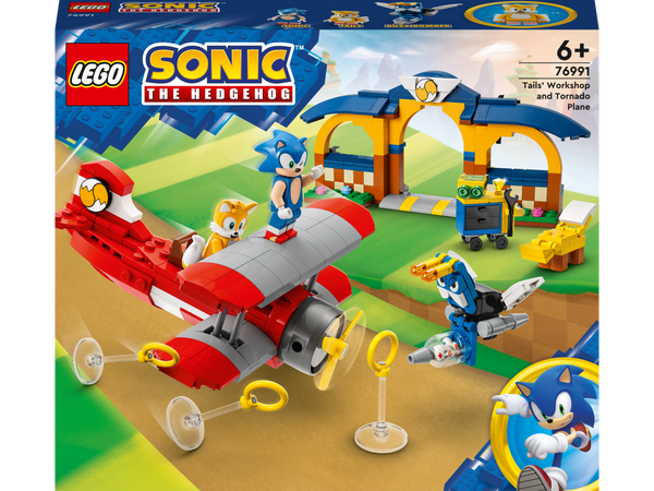 LEGO® Sonic the Hedgehog Tails‘ Tornadoflieger mit Werkstatt 76991