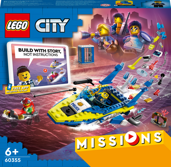 LEGO City Detektivmissionen der Wasserpolizei 60355