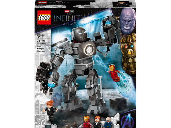 LEGO® Marvel Iron Man und das Chaos durch Iron Monger 76190