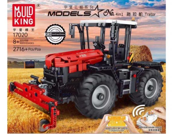 Mould King Traktor Rot 17020